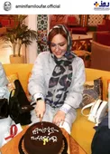 ذوق فراوان خانم مجری صداوسیما در جشن تولدش/عکس