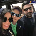 عکس/ احسان خواجه امیری و همسر و پسرش ارشان