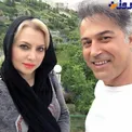 عکس دیده نشده آقای بازیگر مشهور و همسرش در طبیعتی زیبا