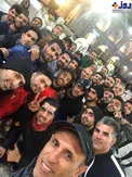 عکس/ سلفی گل‌محمدی با شاگردانش در حرم امام رضا(ع)