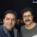 هومن حاجی عبداللهی و همسر واقعی فهیمه/عکس