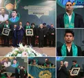 عکس/سلیمی و هاشمی مدال های خود را به موزه آستان قدس اهدا کردند