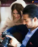 فوتبالیست تازه داماد و همسرش در نمایی متفاوت+ عکس