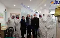 عکس یادگاری پزشکان بهبود یافته از کرونا در بیمارستان مسیح دانشوری