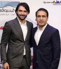 عكس/ مهدي مهدوي كيا در كنار بازيگر معروف