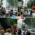وقوع انفجار یک اتوبوس در شمال شرق پاریس +عکس