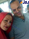 بازیگر زن ایرانی و همسرش!