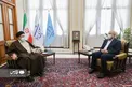 عکس حاج قاسم در دفتر قالیباف