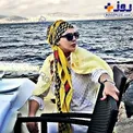 تیپ لیلا بلوکات در قایق تفریحی روی آب/عکس