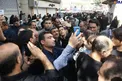 عکس/حضور احمدی‌نژاد در مراسم تشییع پیکر شهید حججی
