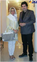 خواننده مشهور ایرانی و همسرش+ عکس