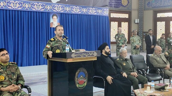 برگزاری آیین اعطای عطیه فرماندهی معظم کل قوا به دانش آموختگان دانشگاه افسری امام علی (ع) برگزاری آیین اعطای عطیه فرماندهی معظم کل قوا به دانش آموختگان دانشگاه افسری امام علی (ع)