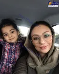 سلفی یکتا ناصر با دخترش در ماشین