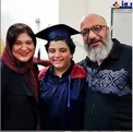 عکس خانوادگی زن و شوهر بازیگر