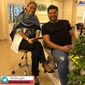 سام درخشانی و خانم دکتر معروف+عکس