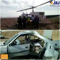 برخورد شدید پژو با تیر چراغ برق +عکس