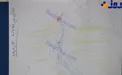 نقاشی کودکانه وزیر اطلاعات