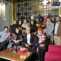 رابعه اسکویی و پرستو صالحی در جشن تولد رضا رفیع/عکس