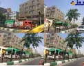 عکس/ سقوط درخت بر روی اتوبوس بی آر تی در خیابان ولیعصر