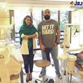 حمید صفت چند روز پس از آزادی در مطب خانم دکتر معروف+عکس