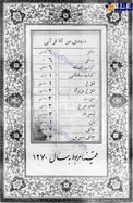 منوی عجیب یک رستوران شیک در تبریز در سال 1270/عکس