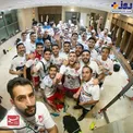 عکس/ سلفی تراکتوری‌ها در رختکن بعد از قهرمانی