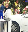 تیپ متفاوت خانم بازیگر در مراسمی خاص