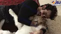 بازی علی شادمان با سگش + عکس