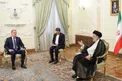 عکس/ دیدار وزیر خارجه آذربایجان با رئیس جمهور