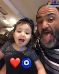 سلفی عجیب و غریب مهران غفوریان با دخترش !