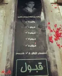 عکس/قبر متفاوت یک شهید