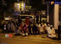 نماز جماعت مسلمانان در محل حادثه «حمله به نمازگزاران» + عکس