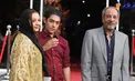 بازیگر مشهور در كنار همسر و پسرش