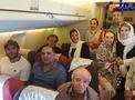محمد رضا گلزار در پرواز هواپيمايي قشم اير