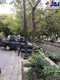 تصادف عجیب در بلوار کشاورز تهران +عکس