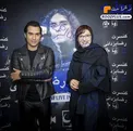 رضا یزدانی در پشت صحنه کنسرتش در کنار یک زن + عکس