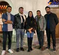 ترلان پروانه در کنار بهرام رادان/عکس