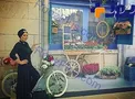 بازیگر زن ایرانی دوچرخه سوار در خارج از کشور + عکس