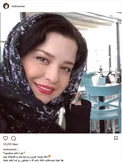 سلفی متفاوت خانم بازیگر در یک رستوران+عکس