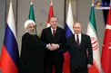 عکس یادگاری روسای جمهور ایران، روسیه و ترکیه