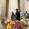 جشن شب یلدای بهاره رهنما و همسرش+عکس
