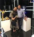 خانم دکتر معروف و همسرش + عکس