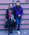 تیپ متفاوت زن و شوهر بازیگر در یک مراسم+عکس