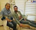 فوتبالیست مشهور در کنار خانم دکتر دندانپزشک/عکس
