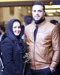 عکسی دیده نشده از مجری مشهور و همسرش در جشنواره