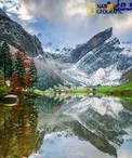 شروع زمستان در رشته‌کوه‌های آلپ در سوئیس+عکس