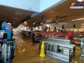 سقوط سقف فروشگاه بر اثر بارش برف سنگین/عکس