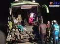 تصادف خونین اتوبوس با کامیون در جاده قدیم قم+ عکس