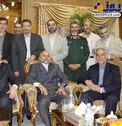 سردار سلیمانی در کنار فرماندهان سپاه +عکس