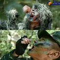 تصویری از خوردن عقرب توسط تک‌تیراندازهای چینی